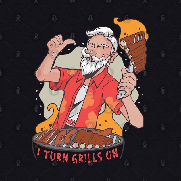 I turn grills on grill friller bbq by JayD World